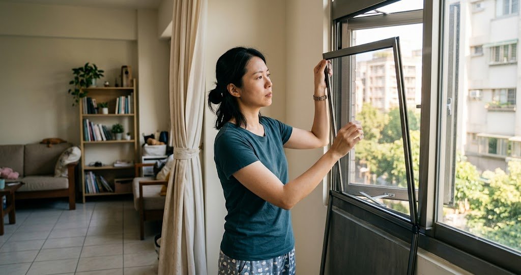 紗窗裝不回去怎麼辦？3種卡住情況一次看懂，先別急著換新